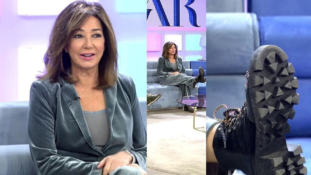 Ana Rosa presenta el programa en botas de nieve: "Estaba muy calentita"