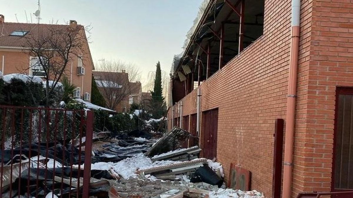 La nevada deja 167 incidencias y daños en los colegios de la Comunidad de Madrid