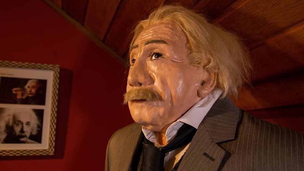 Einstein en el museo de cera brasileño Einstein en el museo de cera brasileño