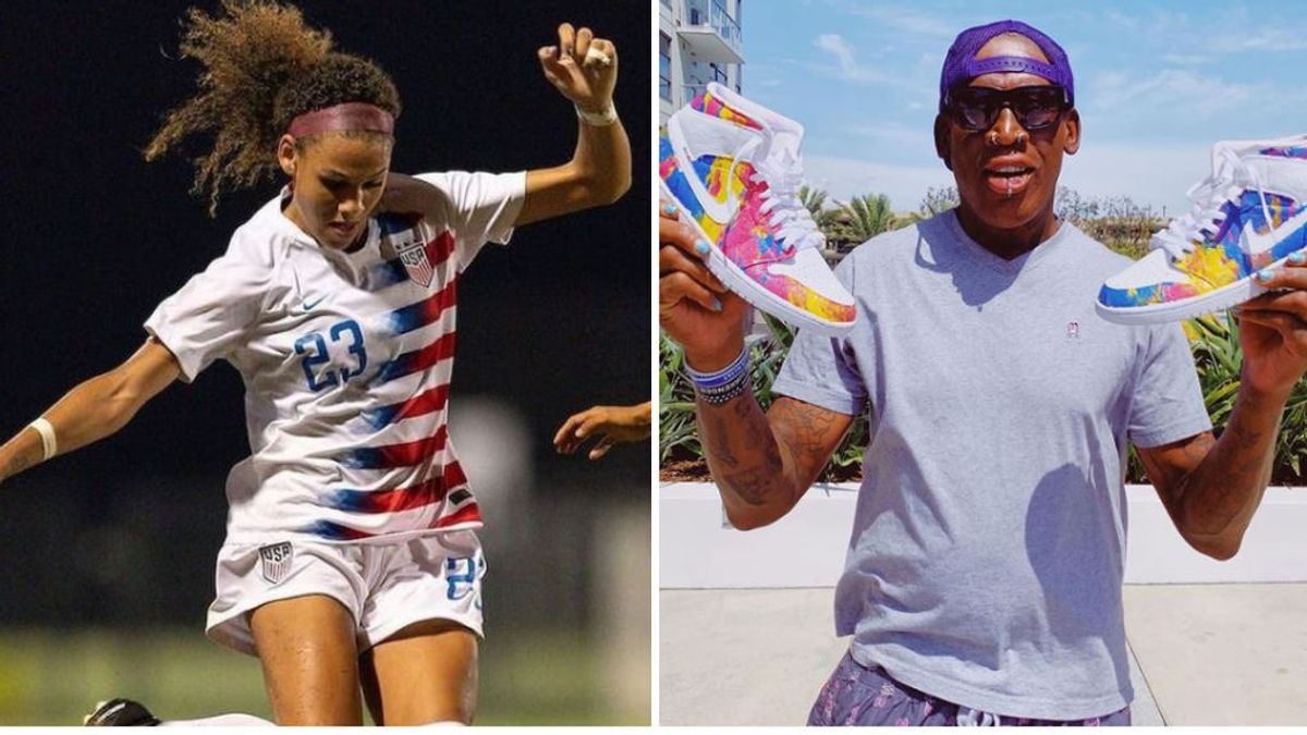 La hija de Dennis Rodman se convierte en la futbolista más joven en ser drafteada con solo 18 años