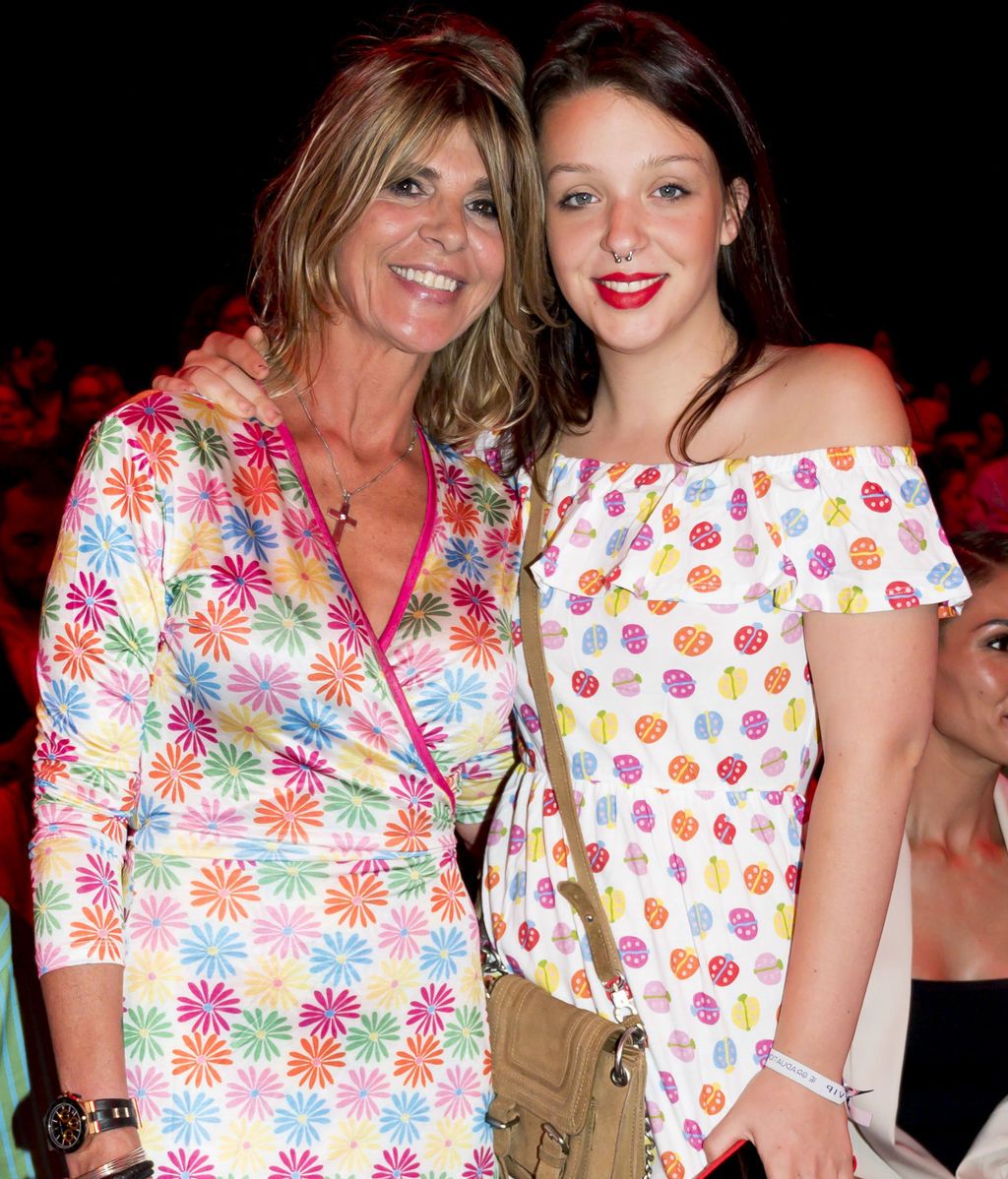Arancha de Benito con su hija Zayra:, en una imagen de archivo