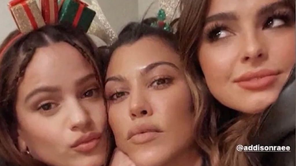 Rosalía mantenía una estupenda relación con todo el clan Kardashian