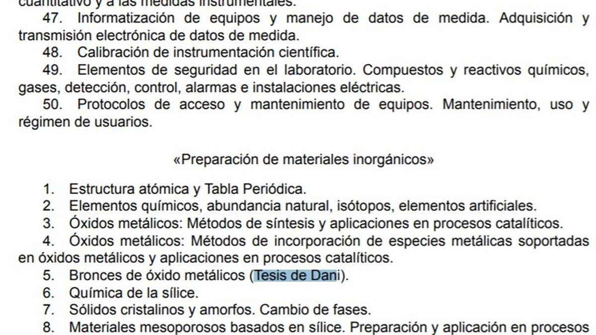 "La tesis de Dani" o el "error" del CSIC al mencionar a una persona en una convocatoria del BOE "La tesis de Dani" o el "error" del CSIC al mencionar a una persona en una convocatoria del BOE