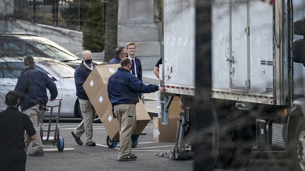 Mudanza en la Casa Blanca: Donald Trump ya recoge sus pertenencias para dar paso a Joe Biden Mudanza en la Casa Blanca: Donald Trump ya recoge sus pertenencias para dar paso a Joe Biden