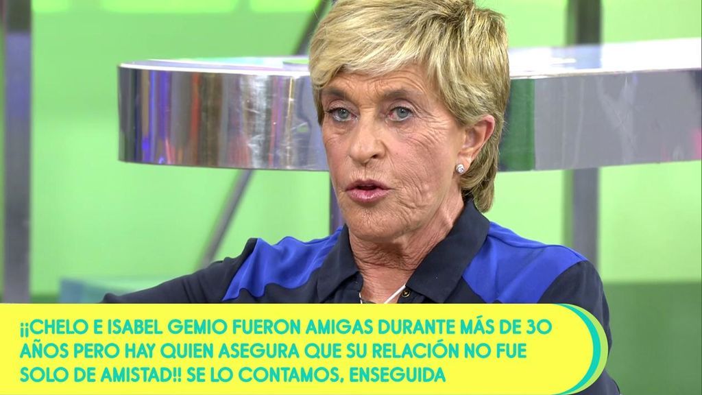 Chelo habla de su amistad con Isabel Gemio
