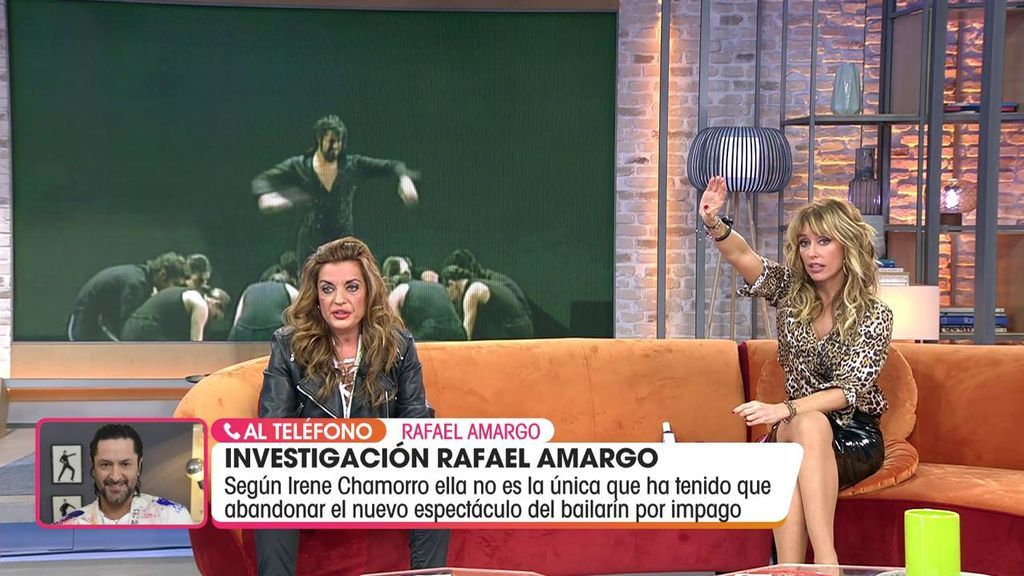 Rafael Amargo llama a 'Viva la vida' para desmentir a una de sus cantantes