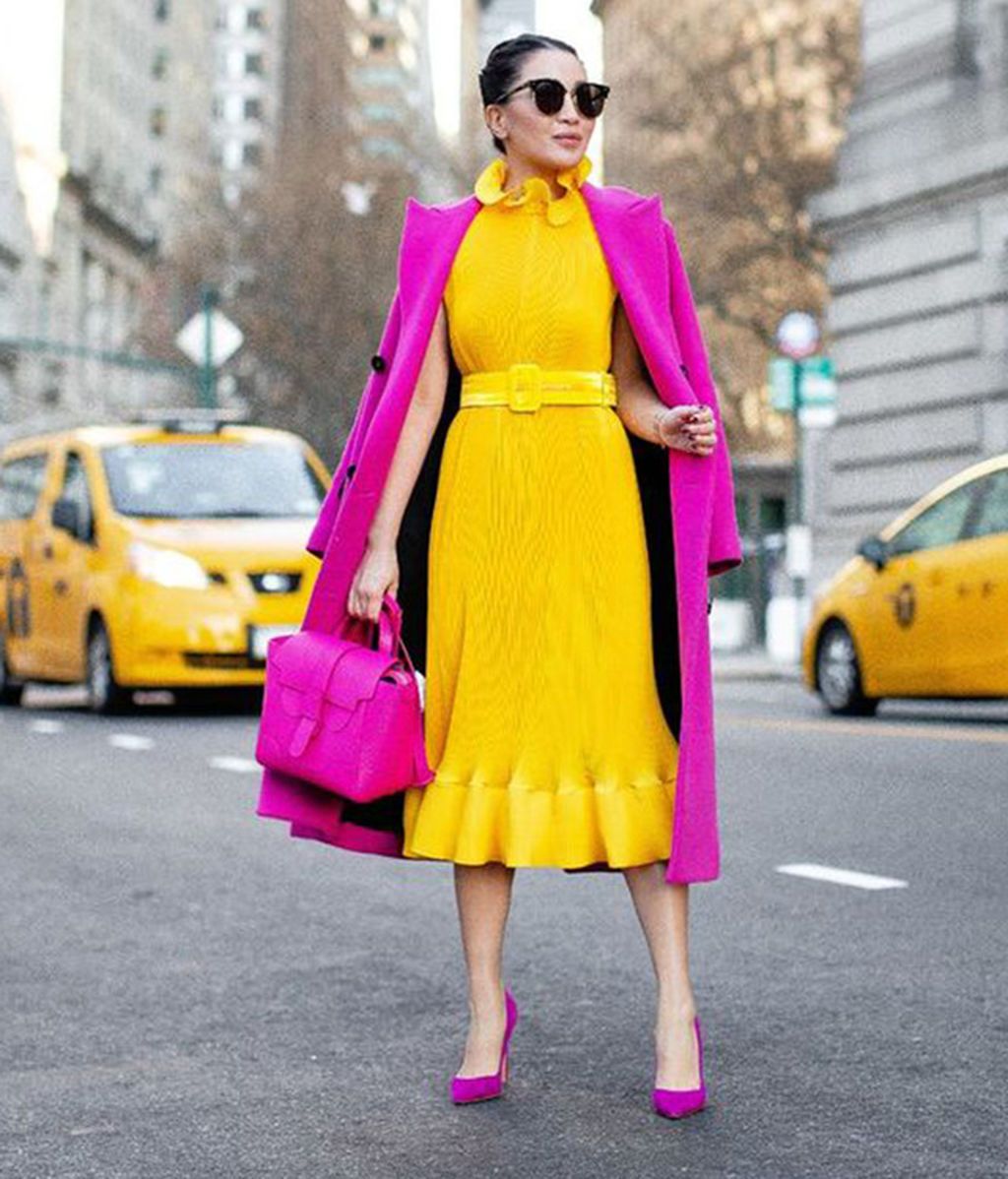Outfit Zapatos de tacón Amarillo Mujer 4 Outfit Mujer  Bantoa