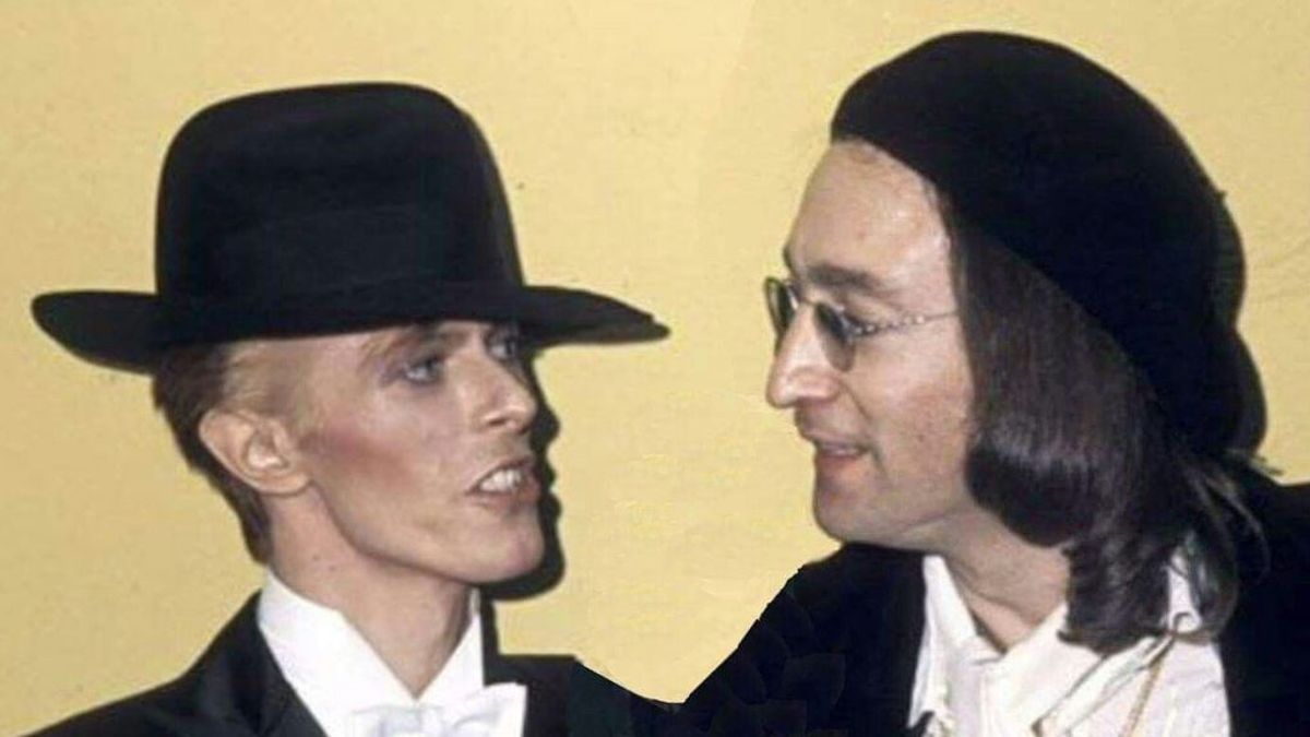 "No se dirigieron la palabra en dos horas": la historia del extraño primer encuentro entre Bowie y Lennon