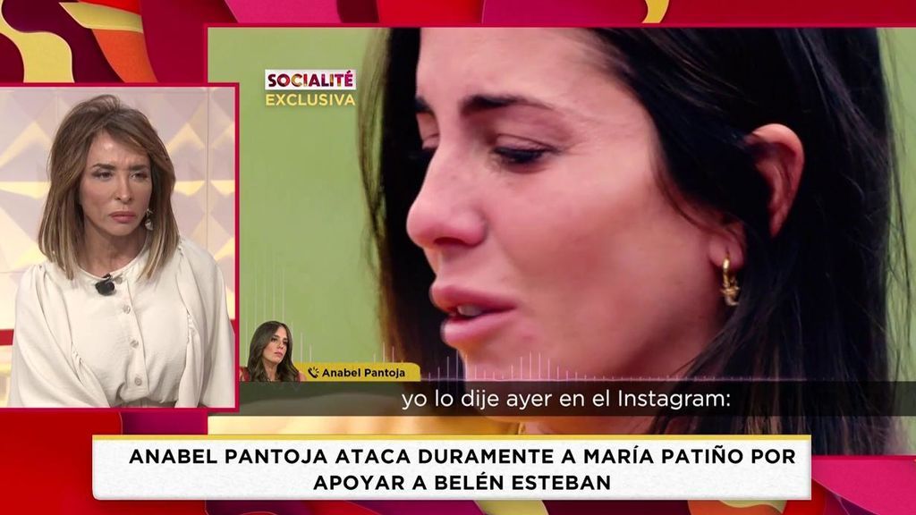 Anabel reacciona al ataque de Patiño