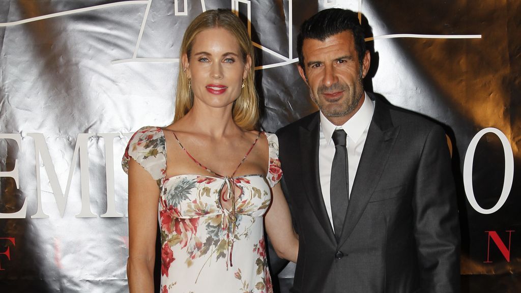 Figo y su mujer, Helen Svedin, se casaron en el año 2001.