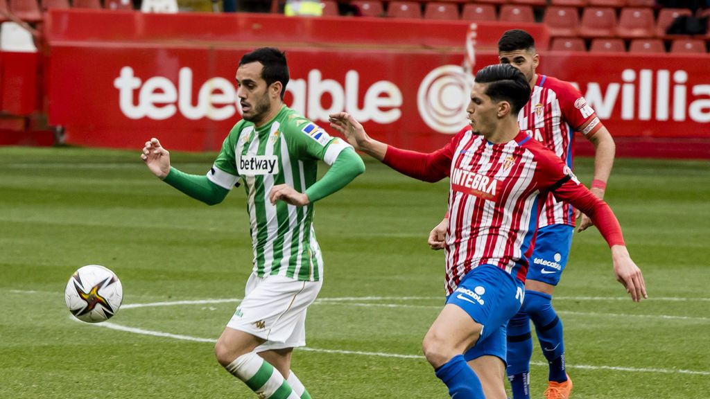 El Betis venció al Sporting en la Copa. El Betis venció al Sporting en la Copa.