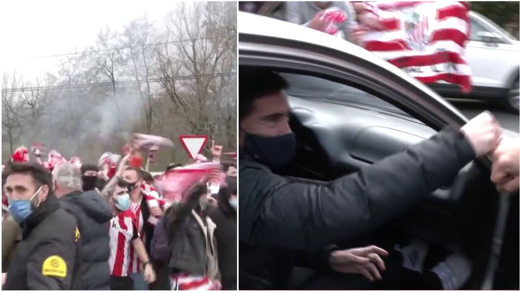 El Athletic celebra el título con los aficionados