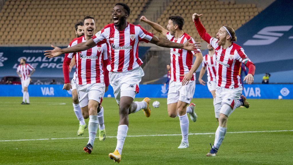 Williams celebra su gol en la prórroga al Barcelona.