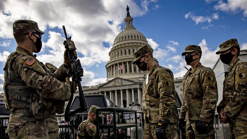 Washington, ciudad militarizada para la toma de posesión de Joe Biden