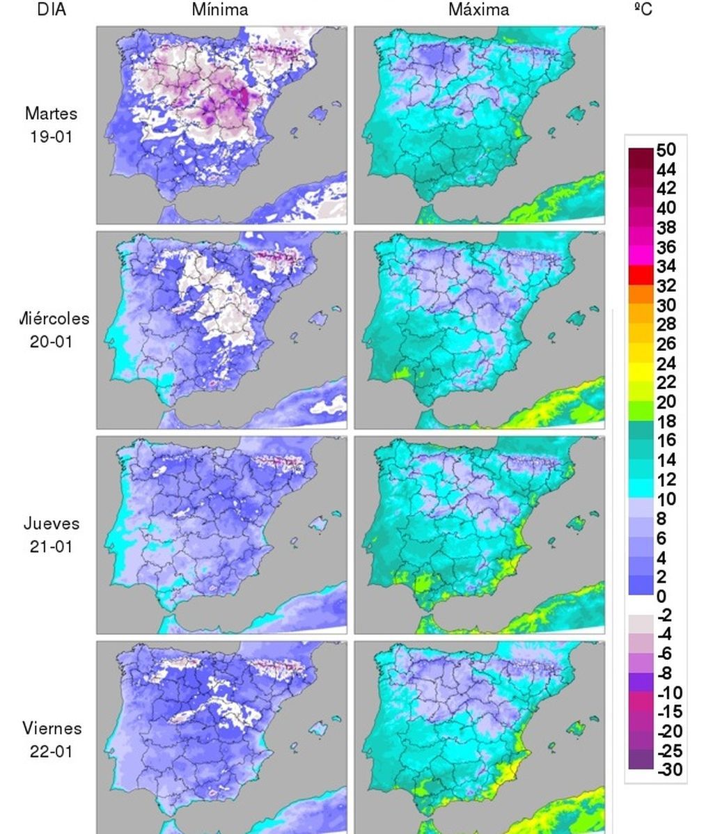 temperaturas