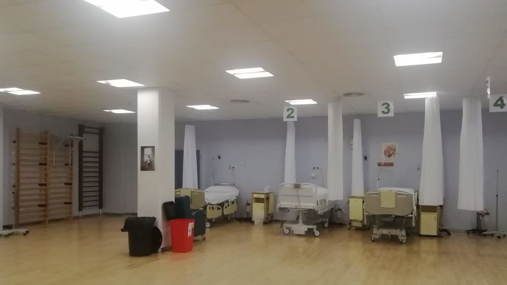 Camas gimnasio reina sofia