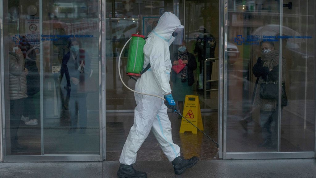 Labores de desinfección frente a la pandemia