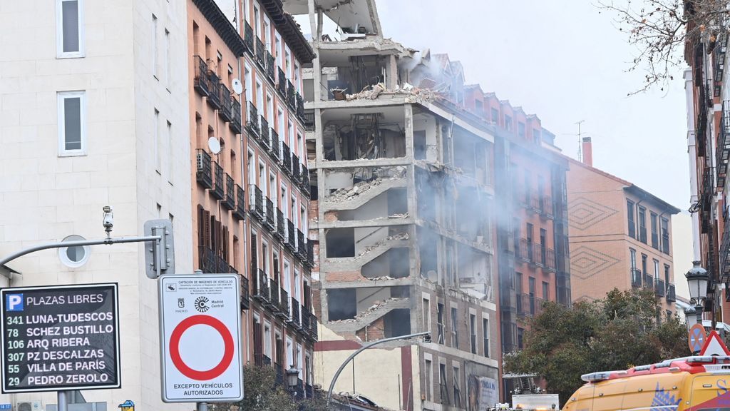 Fuerte explosión en Madrid