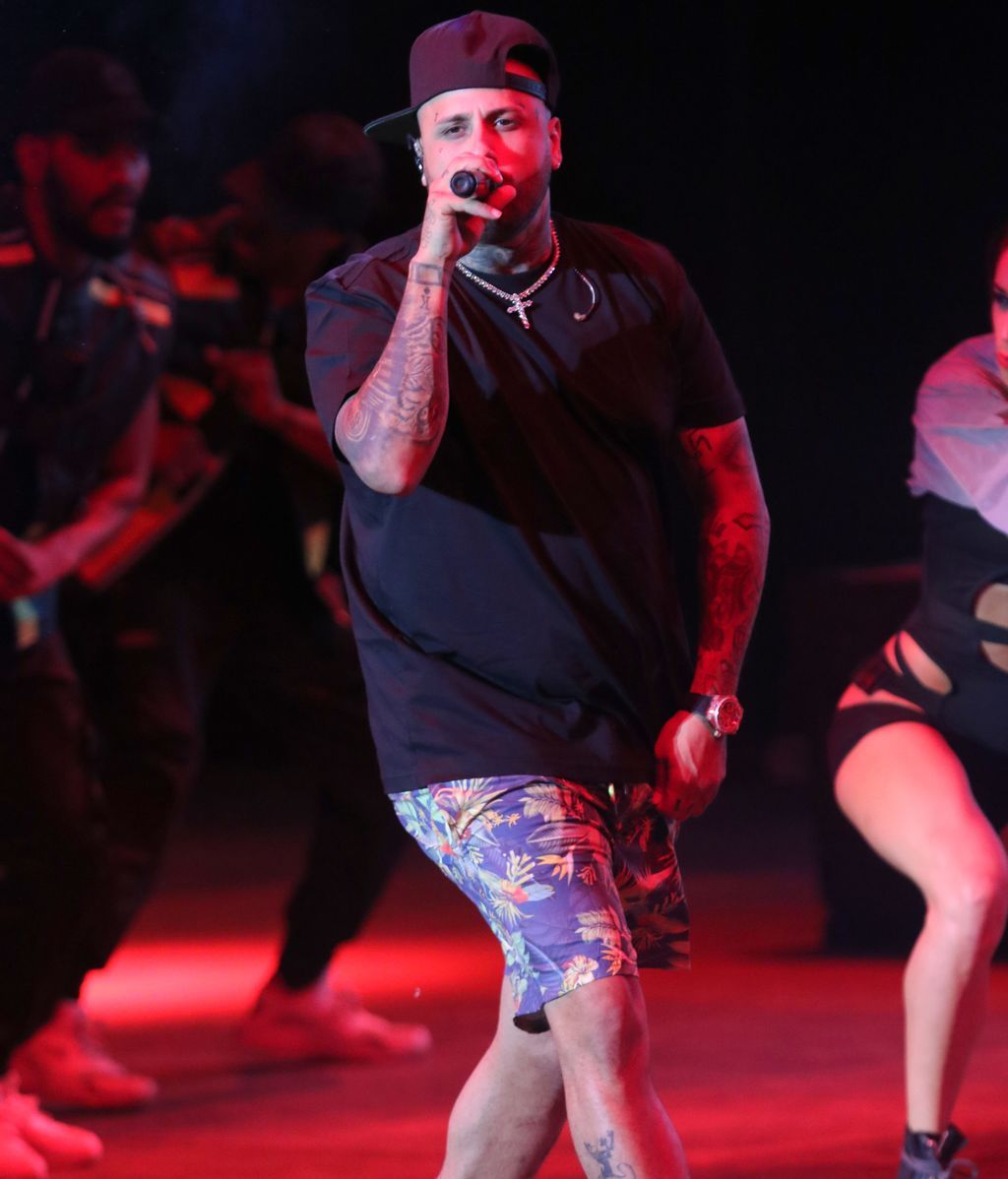 Nicky Jam en uno de sus conciertos celebrados en 2019