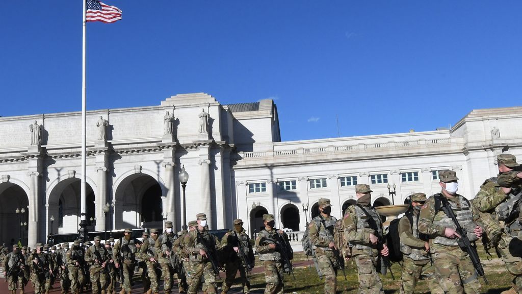 Soldados en Washington