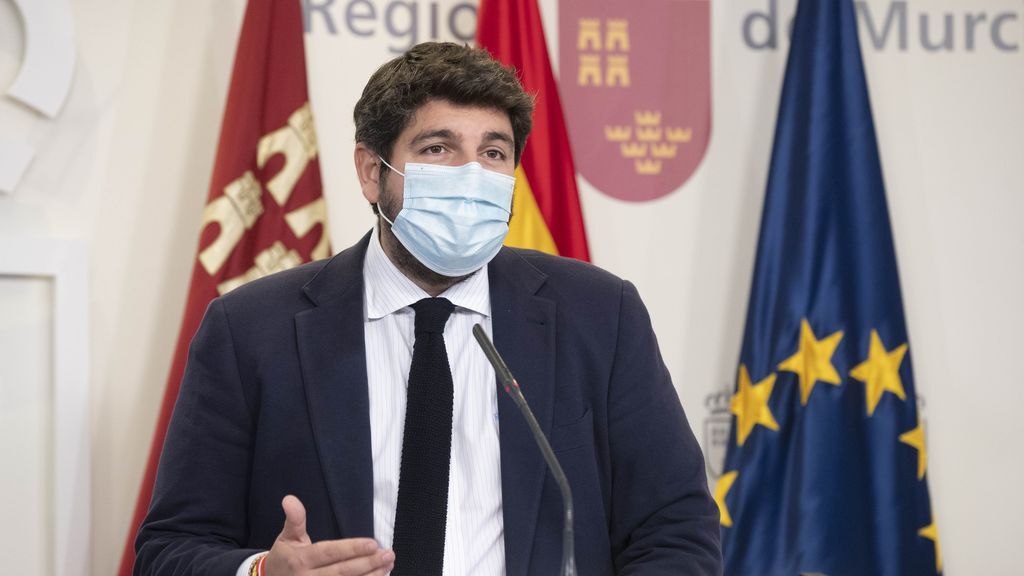 El presidente de Murcia, Fernando López Miras El presidente de Murcia, Fernando López Miras