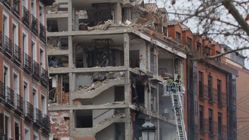 Al menos tres muertos en la explosión de un edificio en el centro de Madrid