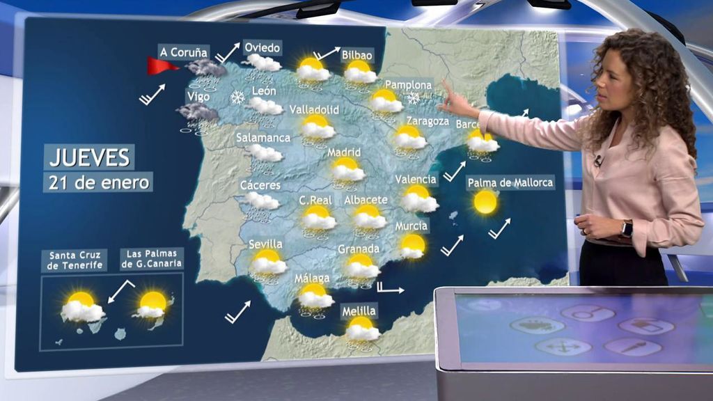 Sigue el deshielo y el viento va a más: el tiempo que hará en España el jueves 21