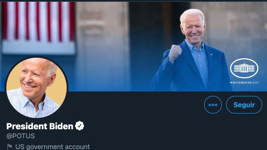 Cuenta de Twitter del Presidente Biden