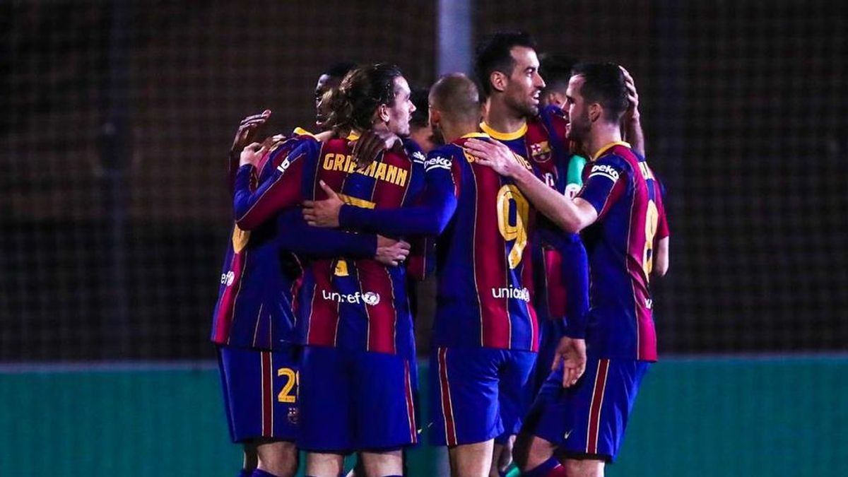 El Barcelona pasa apuros para ganar al Cornellá pero ya está en la siguiente ronda de la Copa (0-1)