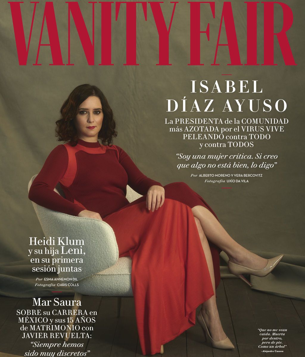 Isabel Díaz Ayuso, portada de Vanity Fair