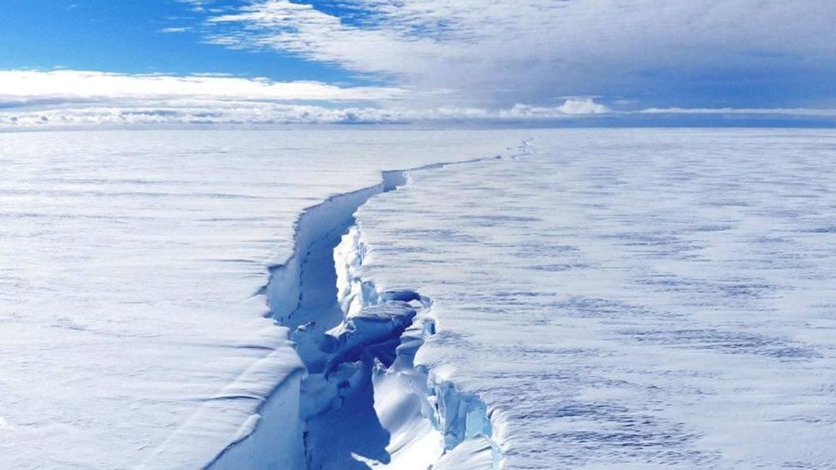 Una grieta en en la Antártida amenaza con crear un iceberg del doble del tamaño de Nueva York