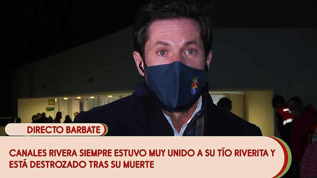 Canales Rivera, emocionado en el adiós a su tío Riverita