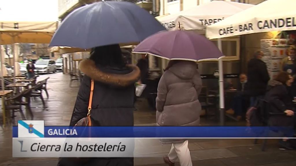 Cierra la hostelería en Galicia