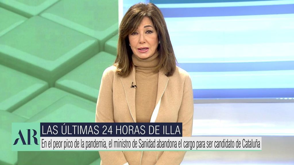 Ana Rosa, durante el discurso sobre el Gobierno y el coronavirus.