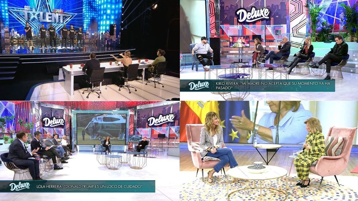 Telecinco, cadena más vista del viernes, sábado y domingo con los triunfos de ‘Got Talent España’ y la doble entrega de ‘Deluxe’