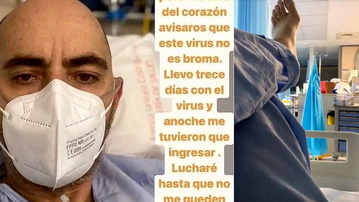 Diego Arrabal, ingresado por Covid: "Este virus no es broma. ¿Por qué no luché igual para no contagiarme?" Diego Arrabal, ingresado por Covid: "Este virus no es broma. ¿Por qué no luché igual para no contagiarme?"