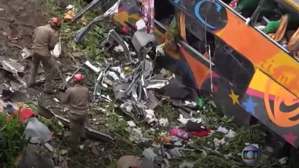 Accidente mortal autobús en Brasil Accidente mortal autobús en Brasil