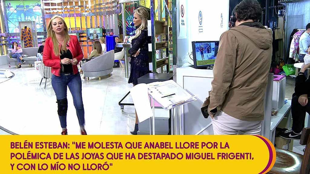 La salida de plató de Belén Esteban