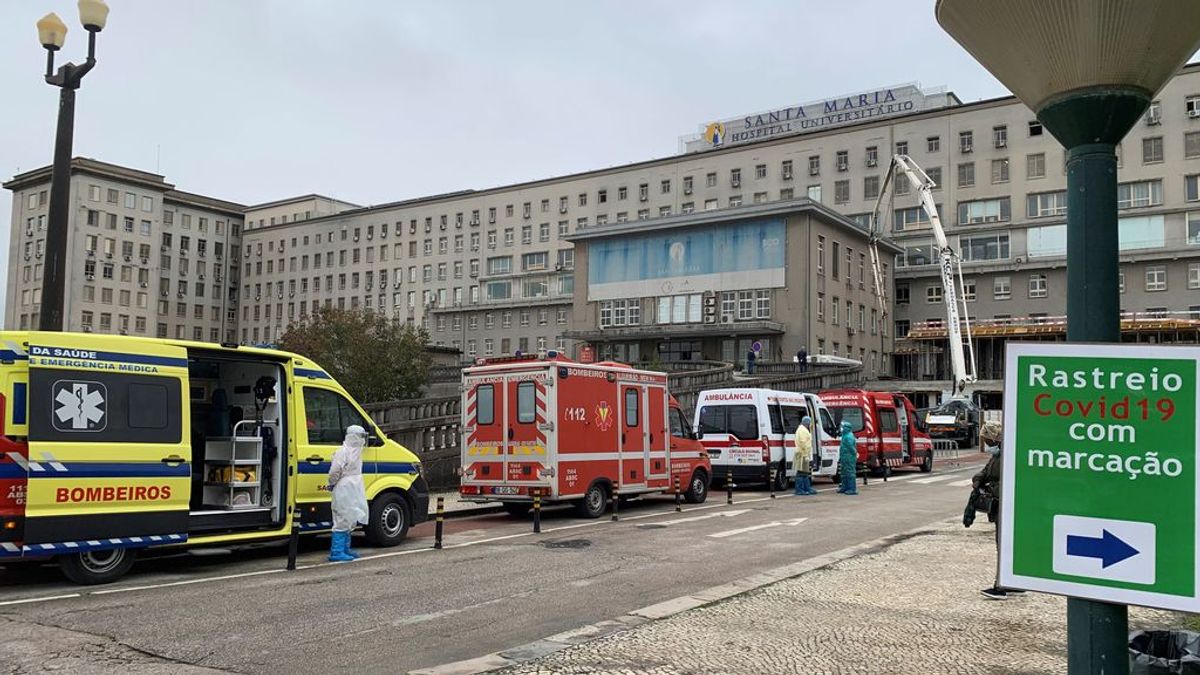 Las imágenes más duras del covid: filas de ambulancias en cola en Portugal y ataúdes acumulados en Alemania