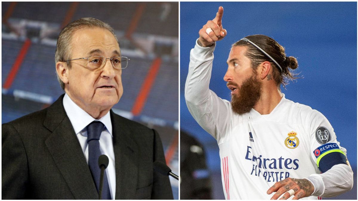 Florentino Pérez y Sergio Ramos aún no han llegado a un acuerdo. Florentino Pérez y Sergio Ramos aún no han llegado a un acuerdo.