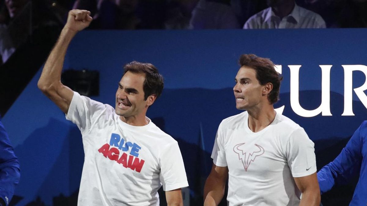 La lección de Rafa Nadal de cómo lleva su rivalidad con Roger Federer: "Nos empujamos mutuamente para ser mejores" La lección de Rafa Nadal de cómo lleva su rivalidad con Roger Federer: "Nos empujamos mutuamente para ser mejores"
