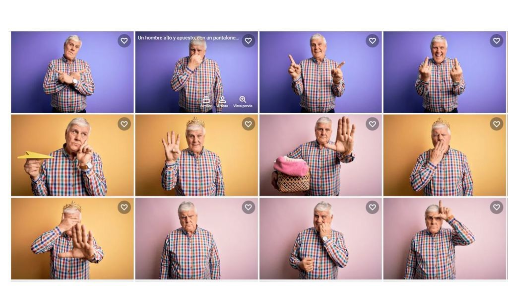 Banco de imágenes del que ha salido la campaña de Ciutadans