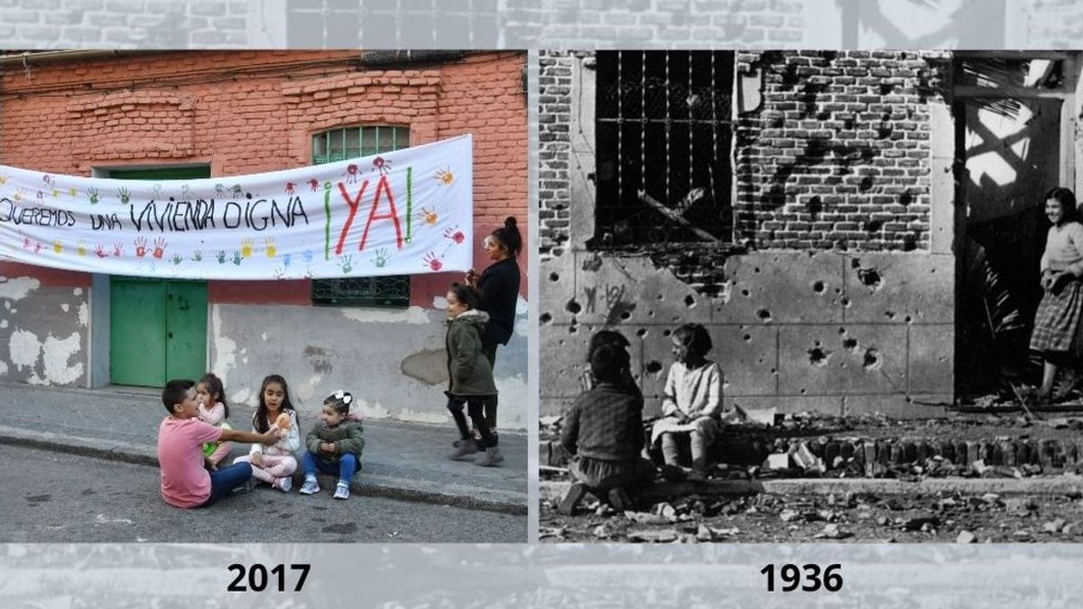 Como una vieja foto de Robert Capa de la Guerra Civil ha dado una nueva vida a 35 vecinos de Vallecas Como una vieja foto de Robert Capa de la Guerra Civil ha dado una nueva vida a 35 vecinos de Vallecas
