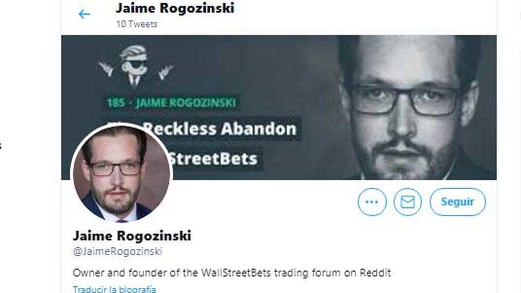 Jaime Rogozinski, creador de WallStreetBets