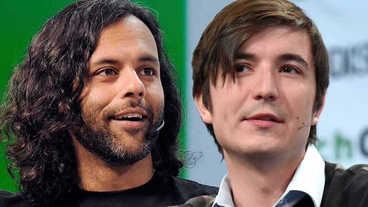 Baiju Bhatt y Vladimir Tenev, fundadores de Robinhood Baiju Bhatt y Vladimir Tenev, fundadores de Robinhood