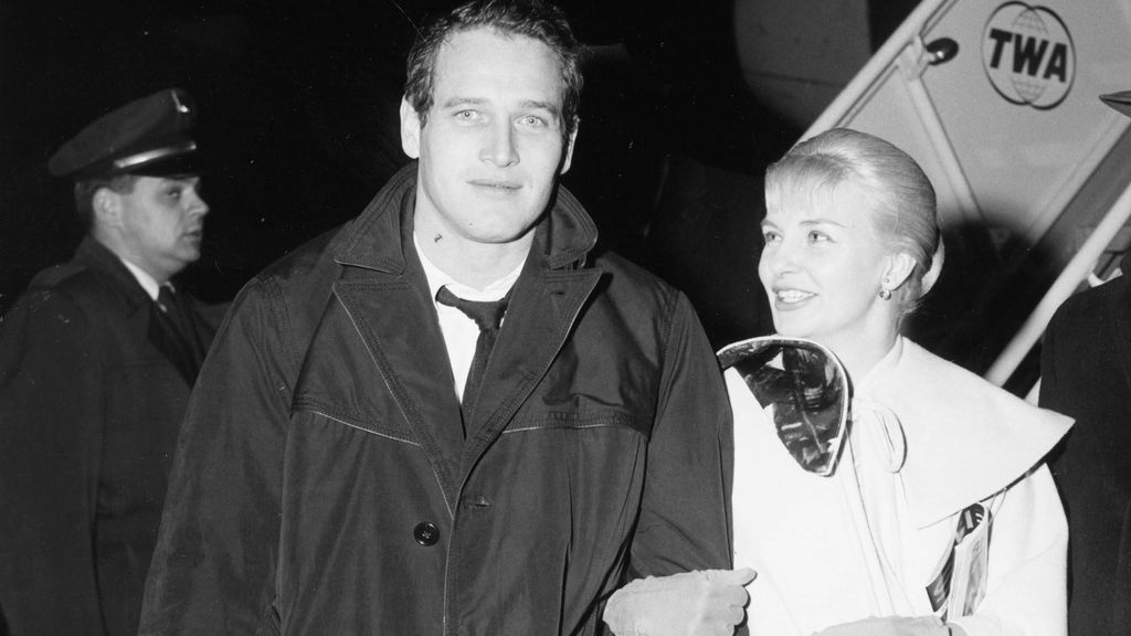 Paul Newman con su mujer Joanne Woodward