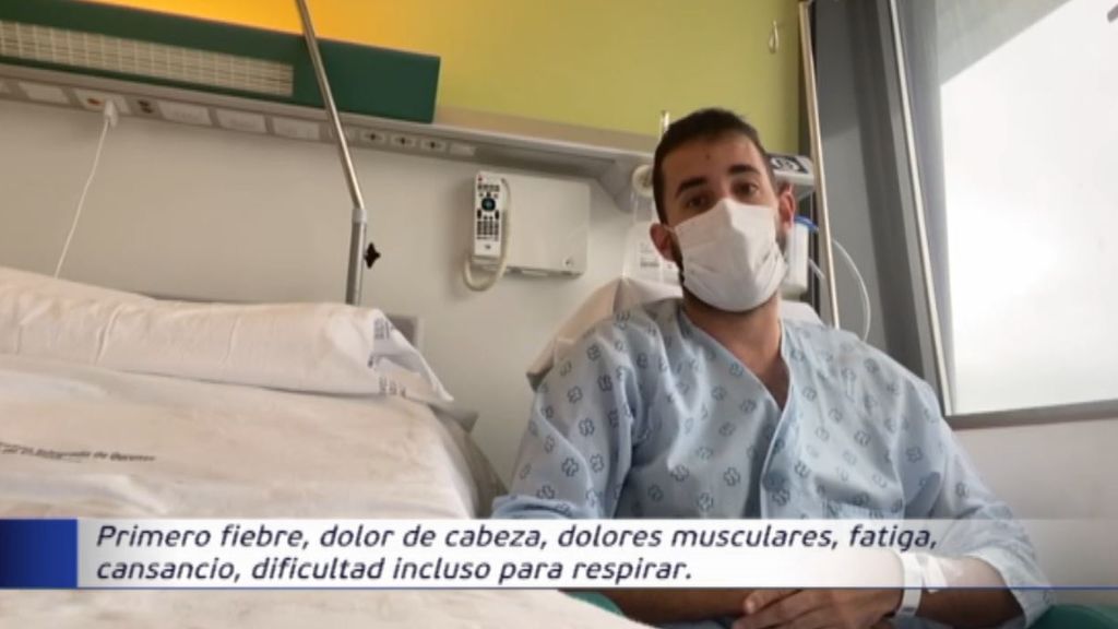 Los hospitales sufren los estragos de Navidad: Josué, de 29 años, ingresado en Ourense tras contagiarse en una cena