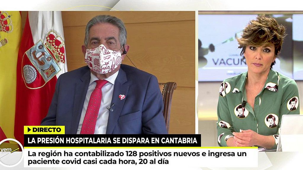 Miguel Ángel Revilla, indignado con las farmacéuticas: “Hay hoteles en Dubái que te ofrecen una semana en el hotel y la vacuna gratis”