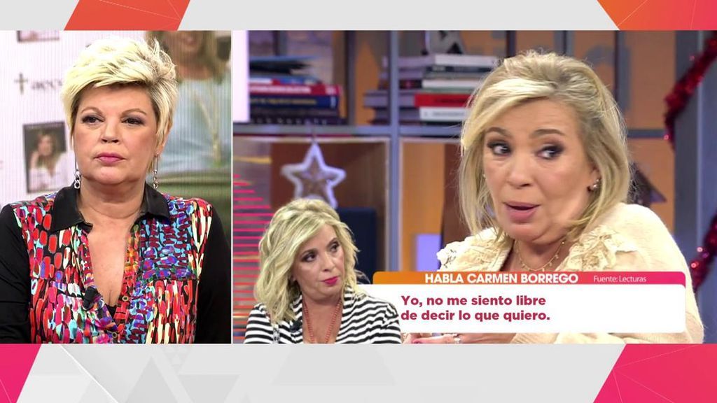 Terelu opina sobre la entrevista de su hermana