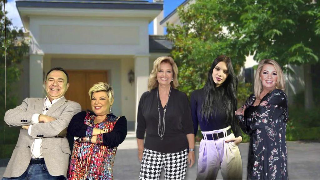 Galiacho y Terelu "posan" junto a las Campos